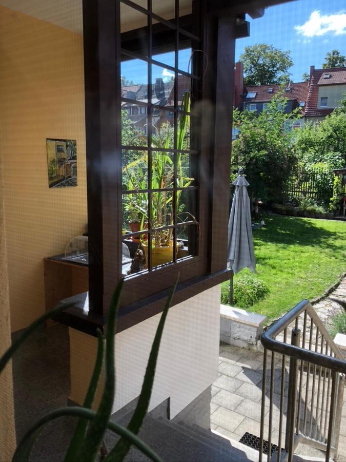 Ferienwohnung An Der Gruenen Clara Erfurt Bagian luar foto