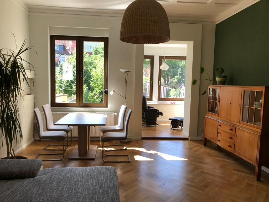 Ferienwohnung An Der Gruenen Clara Erfurt Bagian luar foto